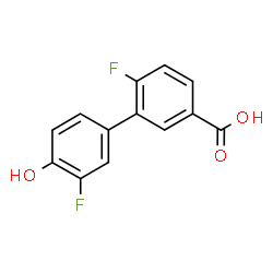 ChemSpider 2D Image | 3',6-Difluoro-4'-hydroxy-3-biphenylcarboxylic acid | C13H8F2O3