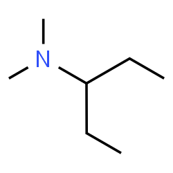 ChemSpider 2D Image | N,N-Dimethyl-3-pentanamine | C7H17N