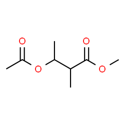 ChemSpider 2D Image | Methyl 3-acetoxy-2-methylbutyrate | C8H14O4