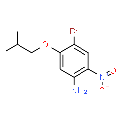 ChemSpider 2D Image | 4-Bromo-5-isobutoxy-2-nitroaniline | C10H13BrN2O3