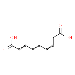ChemSpider 2D Image | 2,4,6-Nonatrienedioic acid | C9H10O4