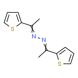 ChemSpider 2D Image | Bis[1-(2-thienyl)ethylidene]hydrazine | C12H12N2S2