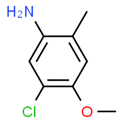 ChemSpider 2D Image | 5-Chloro-4-methoxy-2-methylaniline | C8H10ClNO