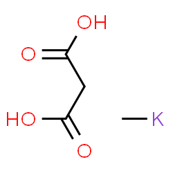 ChemSpider 2D Image | Malonic acid - methylpotassium (1:1) | C4H7KO4