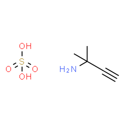 ChemSpider 2D Image | 2-Methyl-3-butyn-2-amine sulfate (1:1) | C5H11NO4S