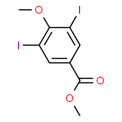 ChemSpider 2D Image | Methyl 3,5-diiodo-4-methoxybenzoate | C9H8I2O3