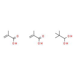 ChemSpider 2D Image | 2-Methylacrylic acid - 2,2-dimethyl-1,1-propanediol (2:1) | C13H24O6