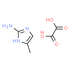 ChemSpider 2D Image | 5-Methyl-1H-imidazol-2-amine oxalate | C6H9N3O4