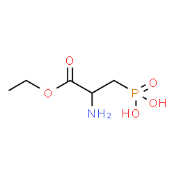 ChemSpider 2D Image | Ethyl 3-phosphonoalaninate | C5H12NO5P