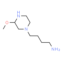 ChemSpider 2D Image | 4-(3-Methoxy-1-piperazinyl)-1-butanamine | C9H21N3O