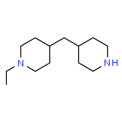 ChemSpider 2D Image | 1-Ethyl-4-(4-piperidinylmethyl)piperidine | C13H26N2