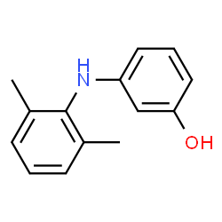 ChemSpider 2D Image | 3-((2,6-Dimethylphenyl)amino)phenol | C14H15NO