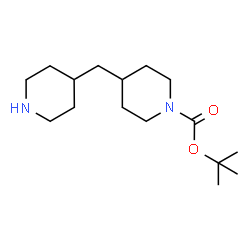 ChemSpider 2D Image | 2-Methyl-2-propanyl 4-(4-piperidinylmethyl)-1-piperidinecarboxylate | C16H30N2O2