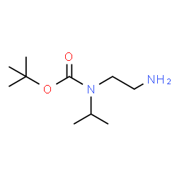 ChemSpider 2D Image | tert-Butyl (2-aminoethyl)(isopropyl)carbamate | C10H22N2O2