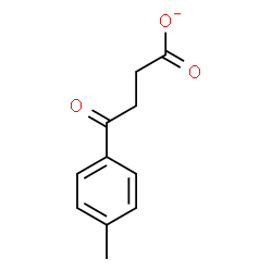 ChemSpider 2D Image | 4-(4-Methylphenyl)-4-oxobutanoate | C11H11O3