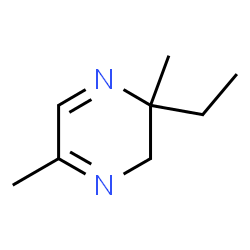 ChemSpider 2D Image | 2-Ethyl-2,5-dimethyl-2,3-dihydropyrazine | C8H14N2