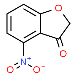 ChemSpider 2D Image | 4-Nitrobenzofuran-3(2H)-one | C8H5NO4