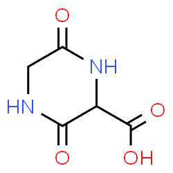 ChemSpider 2D Image | 3,6-Dioxo-2-piperazinecarboxylic acid | C5H6N2O4