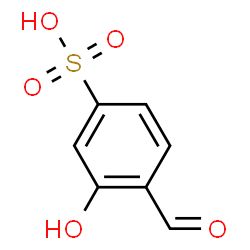 ChemSpider 2D Image | 4-Formyl-3-hydroxybenzenesulfonic acid | C7H6O5S
