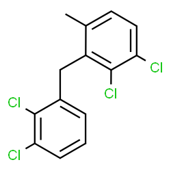 ChemSpider 2D Image | dichloro[(dichlorophenyl)methyl]methylbenzene | C14H10Cl4