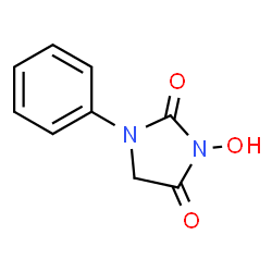ChemSpider 2D Image | 3-Hydroxy-1-phenyl-2,4-imidazolidinedione | C9H8N2O3