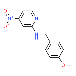 ChemSpider 2D Image | N-(4-Methoxybenzyl)-4-nitropyridin-2-amine | C13H13N3O3