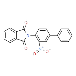 ChemSpider 2D Image | 2-(3-Nitro-4-biphenylyl)-1H-isoindole-1,3(2H)-dione | C20H12N2O4