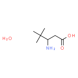 ChemSpider 2D Image | 3-Amino-4,4-dimethylpentanoic acid hydrate (1:1) | C7H17NO3