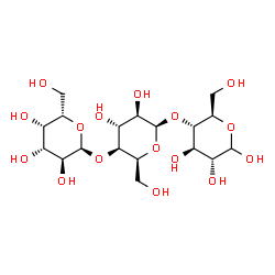 ChemSpider 2D Image | alpha-L-Galactopyranosyl-(1->4)-beta-L-idopyranosyl-(1->4)-D-glucopyranose | C18H32O16