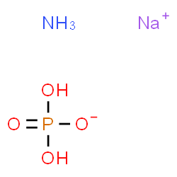 ChemSpider 2D Image | Sodium dihydrogen phosphate ammoniate (1:1:1) | H5NNaO4P