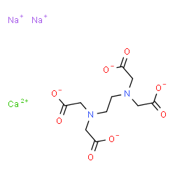 ChemSpider 2D Image | Calcium sodium 2,2',2'',2'''-(1,2-ethanediyldinitrilo)tetraacetate (1:2:1) | C10H12CaN2Na2O8