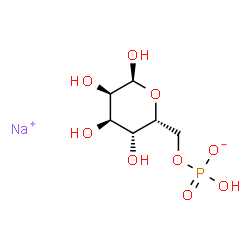ChemSpider 2D Image | Sodium 6-O-(hydroxyphosphinato)-alpha-D-gulopyranose | C6H12NaO9P