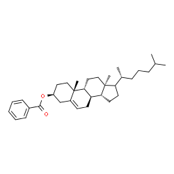 ChemSpider 2D Image | (3beta,8alpha,9beta,13alpha,14beta,17xi)-Cholest-5-en-3-yl benzoate | C34H50O2