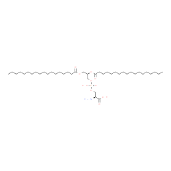 ChemSpider 2D Image | O-{[(2S)-2,3-Bis(stearoyloxy)propoxy](hydroxy)phosphoryl}-L-serine | C42H82NO10P