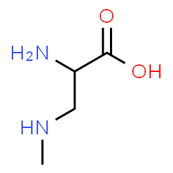 ChemSpider 2D Image | beta-Methylamino-L-alanine | C4H10N2O2