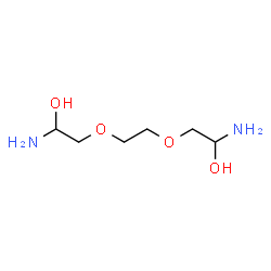 ChemSpider 2D Image | 2,2'-[1,2-Ethanediylbis(oxy)]bis(1-aminoethanol) | C6H16N2O4