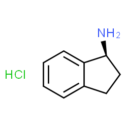ChemSpider 2D Image | (S)-1-Aminoindane Hydrochloride | C9H12ClN