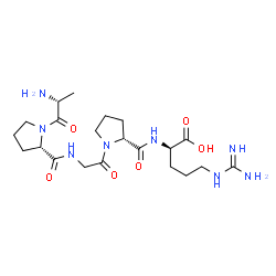 ChemSpider 2D Image | D-Alanyl-L-prolylglycyl-D-prolyl-D-arginine | C21H36N8O6