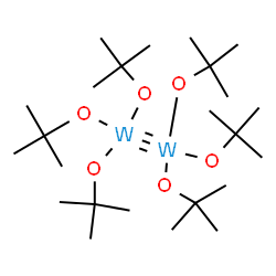ChemSpider 2D Image | Hexakis(2-methyl-2-propanolato)ditungsten(W-W) | C24H54O6W2
