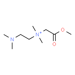 ChemSpider 2D Image | N-[2-(Dimethylamino)ethyl]-2-methoxy-N,N-dimethyl-2-oxoethanaminium | C9H21N2O2