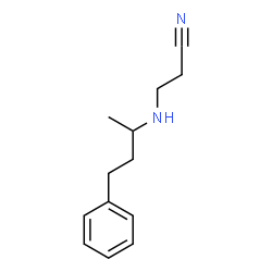 ChemSpider 2D Image | 3-[(4-Phenyl-2-butanyl)amino]propanenitrile | C13H18N2
