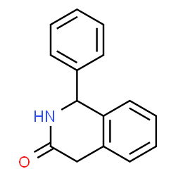 ChemSpider 2D Image | 1,4-dihydro-1-phenyl-3(2h)-isoquinolinone | C15H13NO