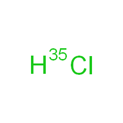 ChemSpider 2D Image | (~35~Cl)Hydrogen chloride | H35Cl