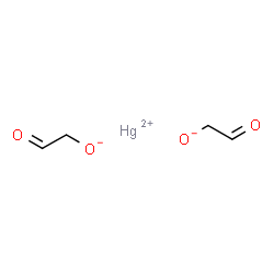 ChemSpider 2D Image | Mercury bis(2-oxoethanolate) | C4H6HgO4