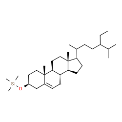 ChemSpider 2D Image | (3beta,17xi,20xi,24xi)-3-[(Trimethylsilyl)oxy]stigmast-5-ene | C32H58OSi