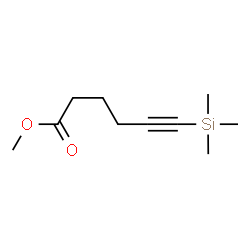 ChemSpider 2D Image | Methyl 6-(trimethylsilyl)-5-hexynoate | C10H18O2Si