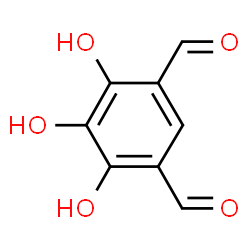 ChemSpider 2D Image | 4,5,6-Trihydroxyisophthalaldehyde | C8H6O5