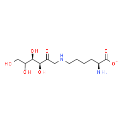 ChemSpider 2D Image | fructosyllysinate | C12H23N2O7