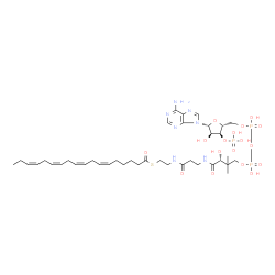 ChemSpider 2D Image | (6Z,9Z,12Z,15Z)-octadecatetraenoyl-CoA | C39H62N7O17P3S