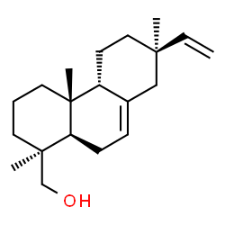 ChemSpider 2D Image | 9beta-pimara-7,15-dien-19-ol | C20H32O